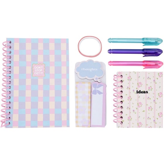 Σημειωματάριο Posh+Pop με Σετ Γραφικής Flowers image 1