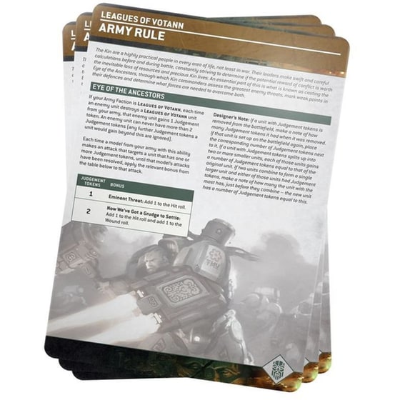 Index Cards: Leagues Of Votann Warhammer 40k GAMES WORKSHOP image 3
