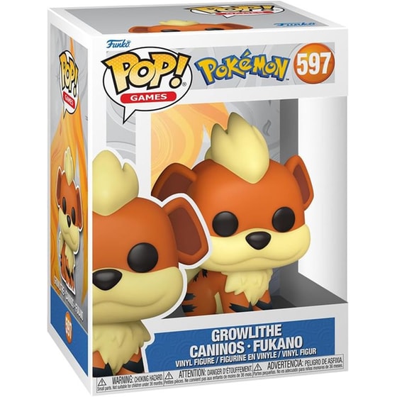 Funko Pop! Games - Pokemon - Growlithe #597 image 1