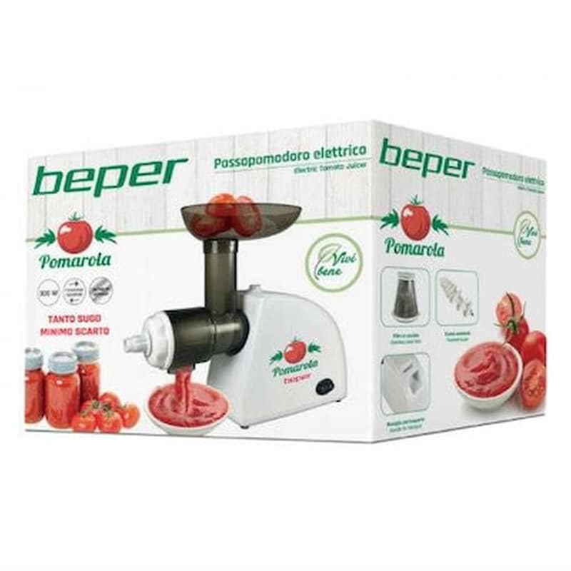 BEPER Μηχανή Άλεσης Ντομάτας BEPER BP.720 300 W Λευκό