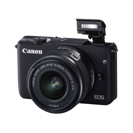 Mirrorless Camera Canon EOS M10 15-45mm Kit Μαύρο & Canon Selphy Φορητός Εκτυπωτής image 1