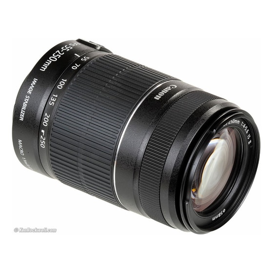 Canon Lens EF-S 55-250mm f/4-5.6 - Φωτογραφικός Φακός image 1