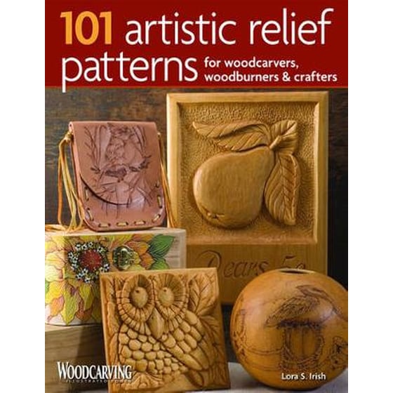 101 Artistic Relief Patterns for Woodcarvers, Woodburners and Crafters image 0