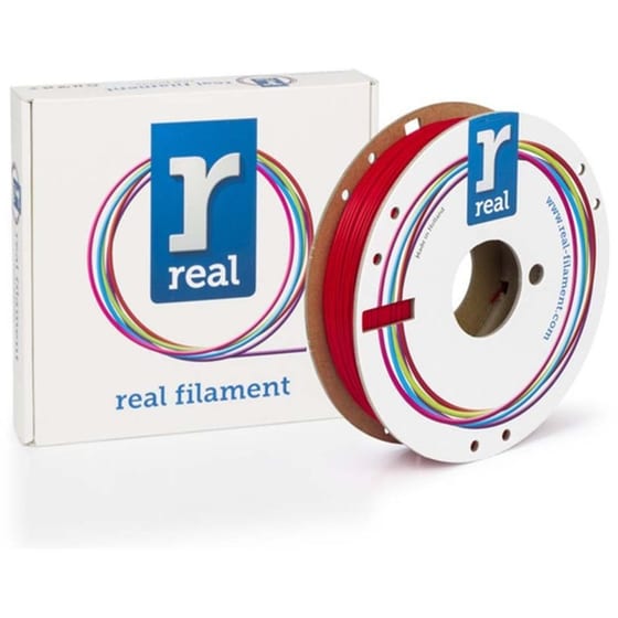 Real Filaments νήμα 3D εκτυπωτή PLA Tough - 0.5kg 1.75mm - Κόκκινο image 0