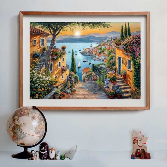 Παζλ Clementoni High Quality Collection Ο Δρόμος προς το Λιμάνι - Compact Box (1500 Κομμάτια) image 3