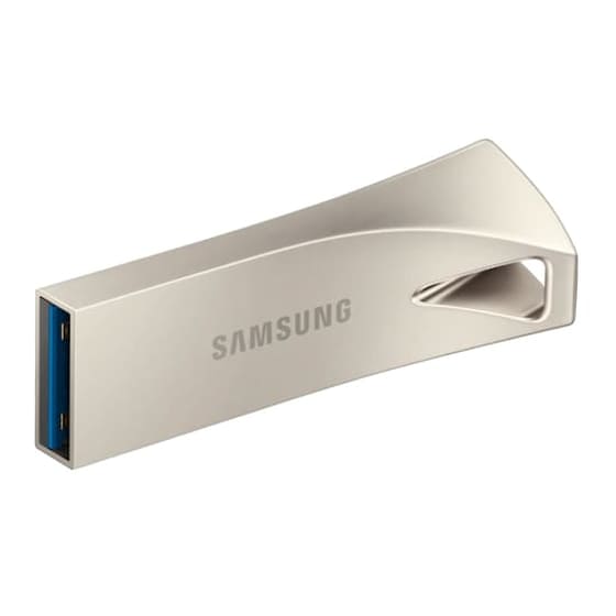 Samsung Bar Plus 128GB USB 3.1 Stick Ασημί image 3