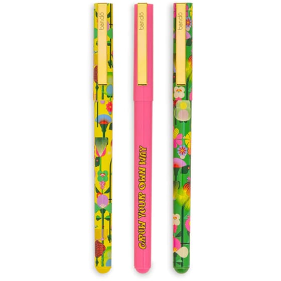 Σετ Στυλό Ban.do Geometric Floral (3 τεμάχια) image 0