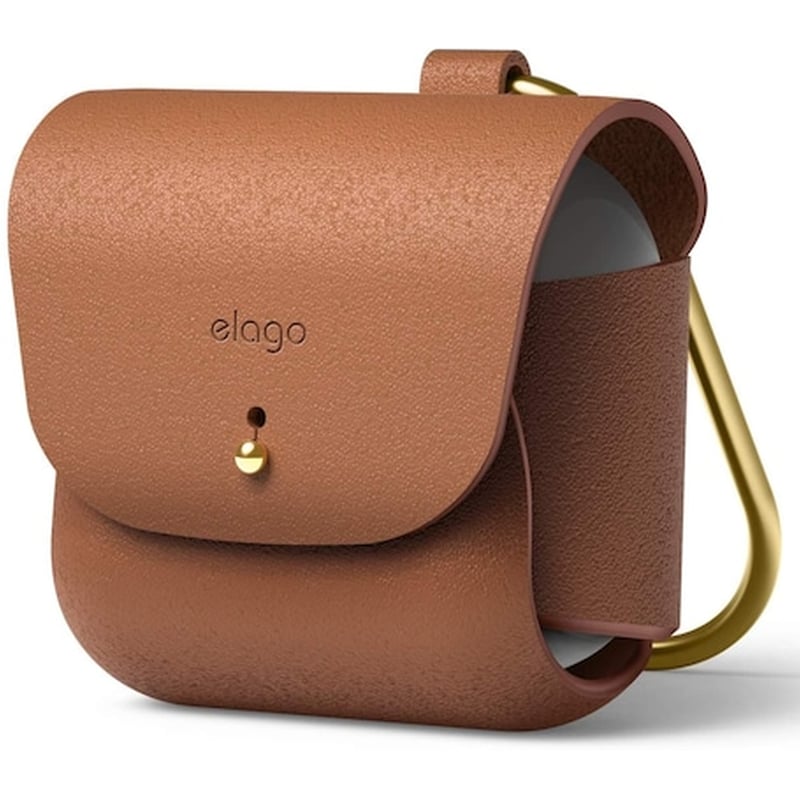 ELAGO Elago Leather Case - Δερμάτινη Θήκη Για Airpods 3rd Gen - Brown (eap3le-br)