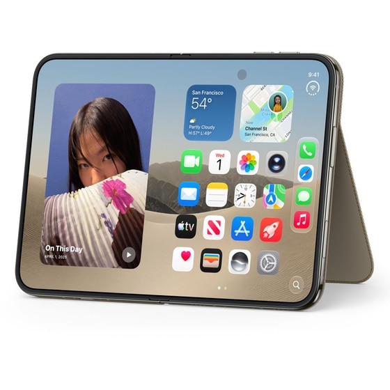 Θήκη Apple iPhone Duo - Apple Folio with Kickstand - Taupe image 3