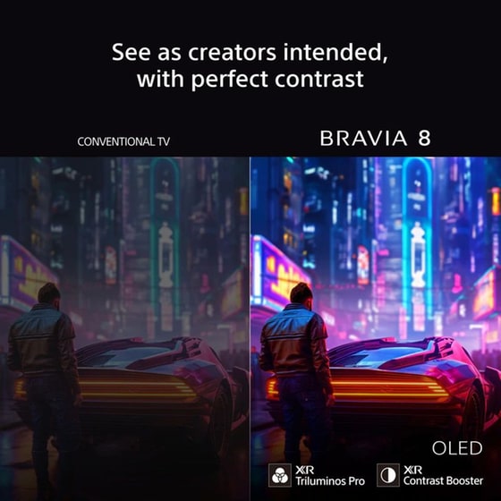 Sony BRAVIA 8 OLED 55" 4K HDR Google Smart Τηλεόραση K55XR80PAEP & Sony PlayStation 5 Digital Edition Slim image 5