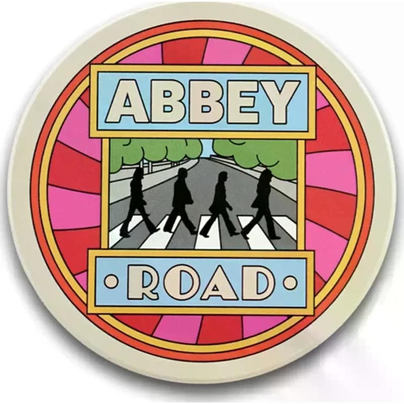 The Beatles - Coaster Single Ceramic (Abbey Road)