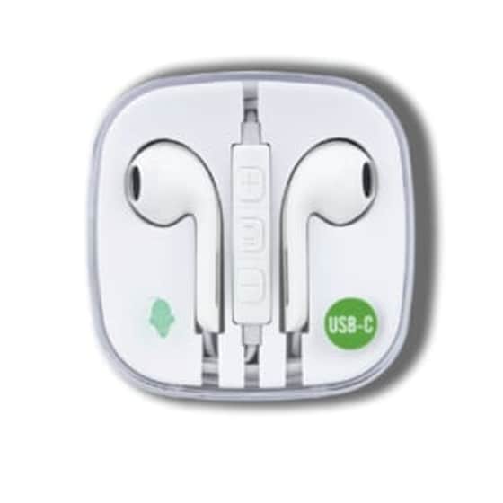 Ακουστικά Handsfree Green Mouse USB-C  - Λευκό image 0