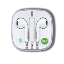Ακουστικά Handsfree Green Mouse USB-C  - Λευκό