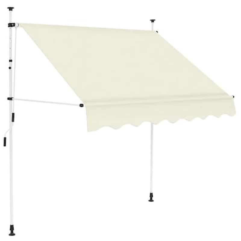 Τέντα Vidaxl Συρόμενη Χειροκίνητη 150cm - Κρεμ VIDAXL