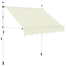 Τέντα Vidaxl Συρόμενη Χειροκίνητη 150cm - Κρεμ