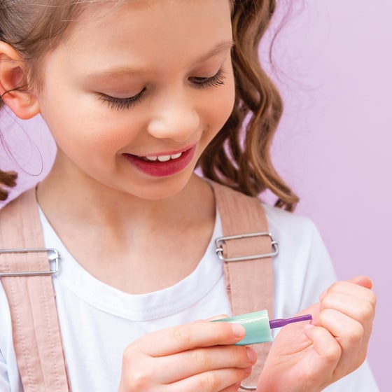 HappiHobbi Σετ Ομορφιάς σε Ροζ Τσάντα με Αλυσίδα image 5