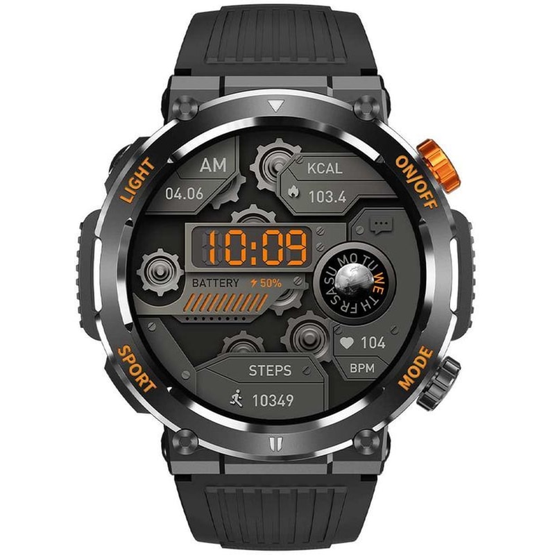 LAMTECH Smartwatch Lamtech LAM113089 With Sport Tracking And Health Sensor 37mm - Total Black