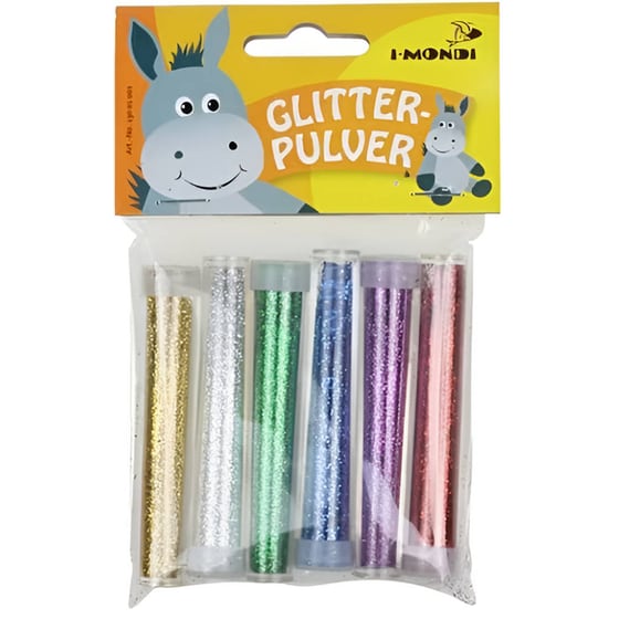 Χρυσόσκονη Glitter I-Mondi 6g (6 Τεμάχια) image 0