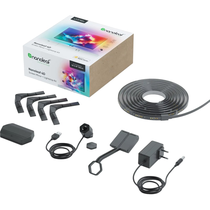 Σετ Φωτιστικό Led Nanoleaf 4D Screen Mirror Lightstrip Kit 85 - RGB φωτογραφία