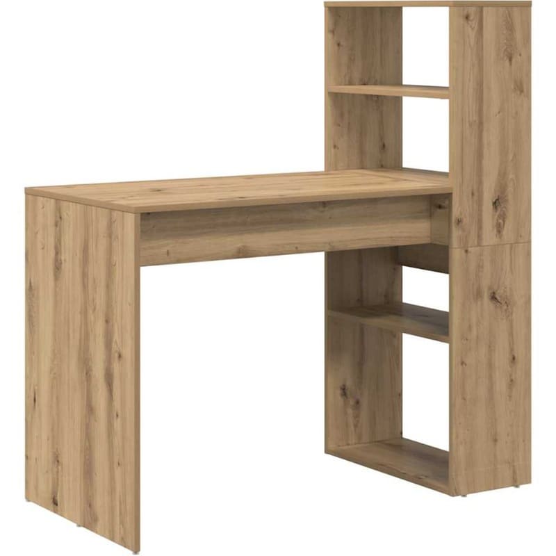 Γραφείο VidaXL από Επεξεργασμένο Ξύλο 113x54x120 cm - Artisan Δρυς
