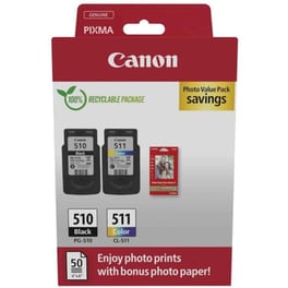 Canon Μελάνι Inkjet Pg-510/cl-511 Pvp (2970b017) (cancl-511pvp)