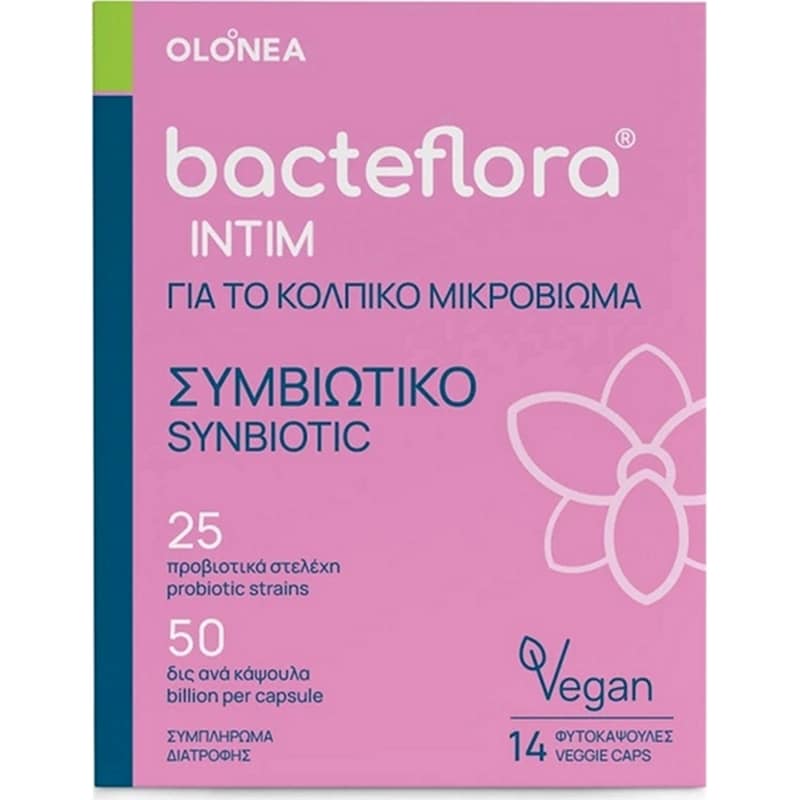 OLONEA Προβιοτικό Olonea Bacteflora Intim - 14 κάψουλες