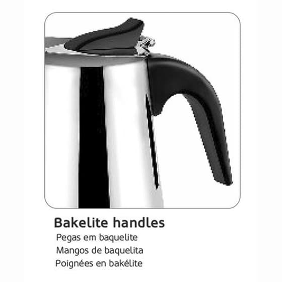 HAEGER CP-06S.001 Ασημί Μπρίκι Espresso Χειρός image 2