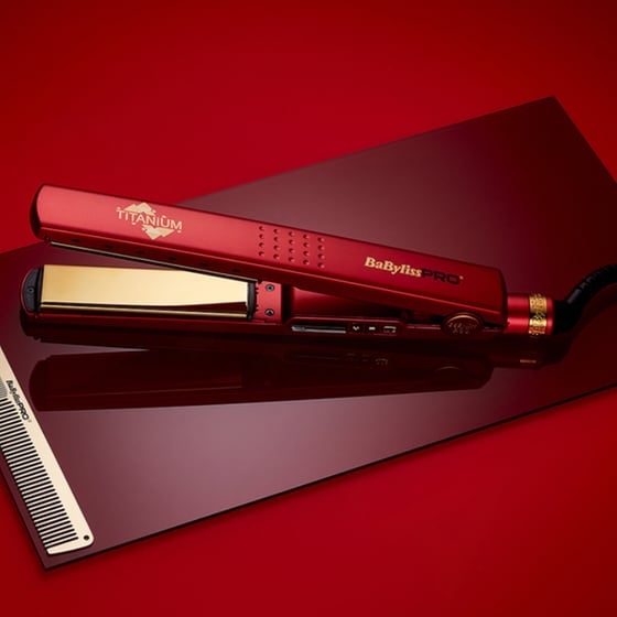 Ισιωτικό Μαλλιών BABYLISS PRO Titanium BAB3091BKTE Κόκκινο image 1