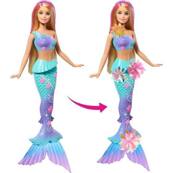 Mattel Κούκλα Barbie Μαγική Γοργόνα που Ανθίζει - Ξανθι (JDM72) image 2
