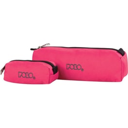 Κασετίνα Βαρελάκι Polo Original 600D Dark Pink Pencil Case Μονή Φούξια