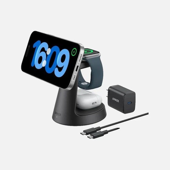 Anker Ασύρματος Φορτιστής Qi2 - Black image 1