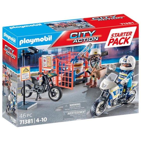 PLAYMOBIL® City Action Starter Pack Αστυνομία (71381) image 0