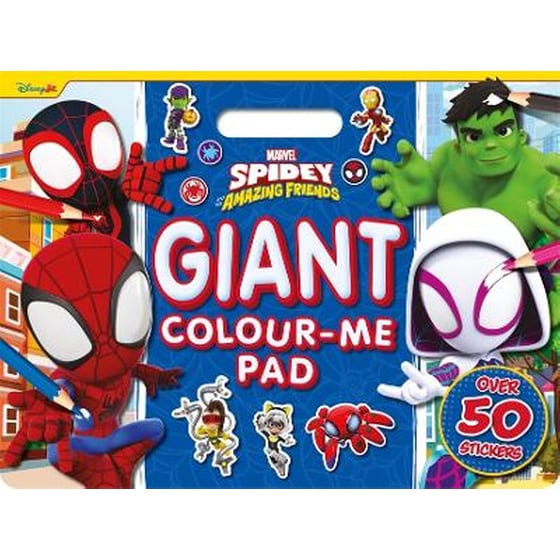Marvel Spidey and his Amazing Friends: Giant Colour-Me Pad image 0