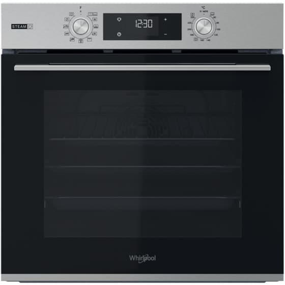 WHIRLPOOL OMSK58HU1SX 71 Lt Inox Εντοιχιζόμενος Φούρνος Άνω Πάγκου image 0