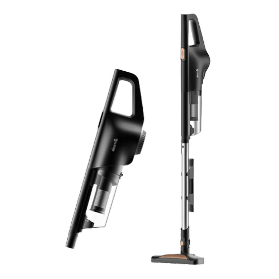 DEERMA DX600 600 W 0.8 L Μαύρη Σκούπα Stick image 8