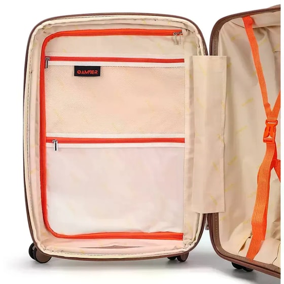 Βαλίτσα&nbsp;Μεσαία&nbsp;Amber&nbsp;Μόκα&nbsp;65cm image 14