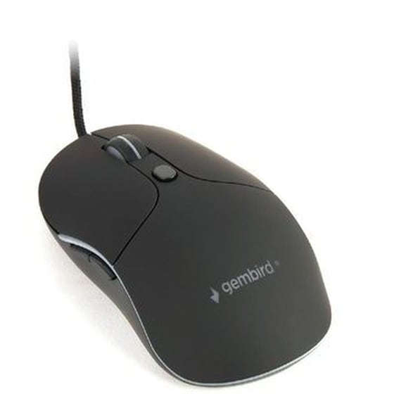 Gembird Mus-Ul-02 Ενσύρματο Ποντίκι - Μαύρο image 0
