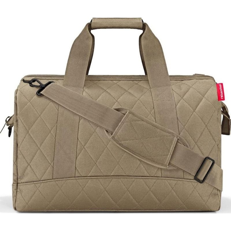 REISENTHEL Τσάντα Ταξιδίου Καμπίνας Reisenthel Allrounder L Rhombus Olive 30lt - 48x39.5x29cm