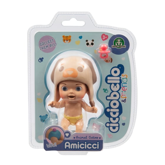 Cicciobello Amicicci Κουκλάκι Animal Cuties (5 Σχέδια) image 7