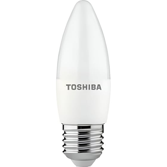 Λάμπα LED Toshiba C35 E27 5W 3000K - Θερμό Λευκό image 0