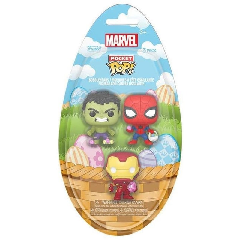 Funko Pocket Pop! Marvel - Spider-Man, Iron Man, Hulk (3-pack)