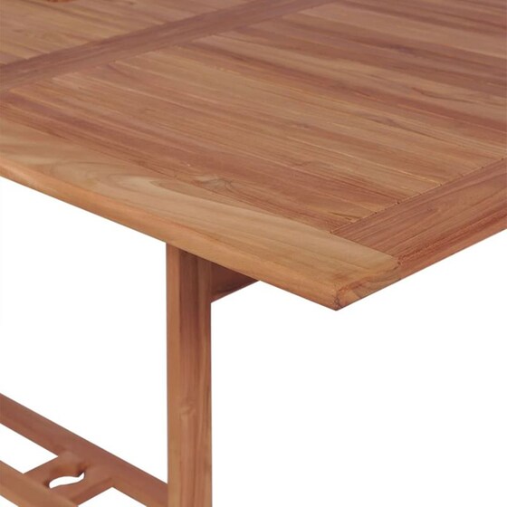 Τραπεζαρία Εξωτερικού Χώρου VidaXL από Ξύλο 180x90x75 cm - Καφέ image 3