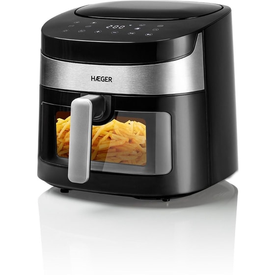 HAEGER AF-D80.008A 1800 W 8 L Μαύρο Φριτεζα Αερος image 1