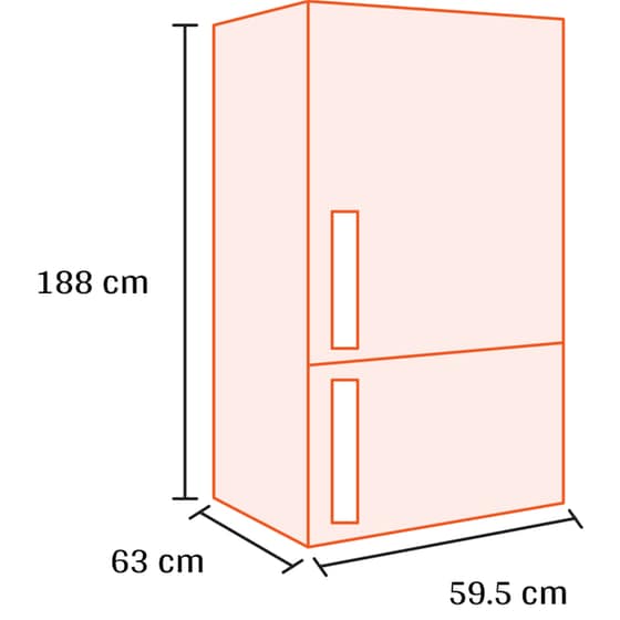 MIDEA MDRB424FGE01OE Ψυγειοκαταψύκτης Total No Frost 310 Lt Λευκό image 1