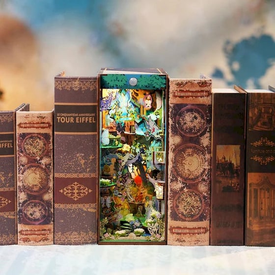 DIY 3D Puzzle Book Nook Kit Βιβλιοστάτης - A Midsummer Night's Dream image 8