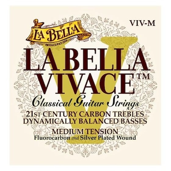 Σετ Χορδές Κλασσικής Κιθάρας La Bella Viv-m Vivace Medium Tension image 0
