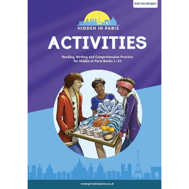 Phonic Books Hidden in Paris Activities
