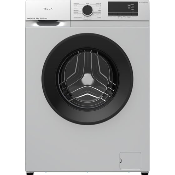 TESLA WF71230KSGR 7 kg 1.200 Στροφές Ασημί Πλυντήριο Ρούχων image 0