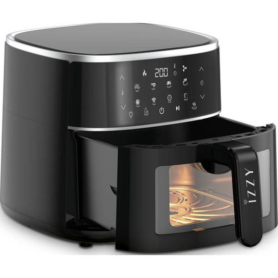 IZZY IZ-8218 με Αποσπώμενο Κάδο 1800 W 8.2 L Μαύρο Φριτέζα Αέρος image 3