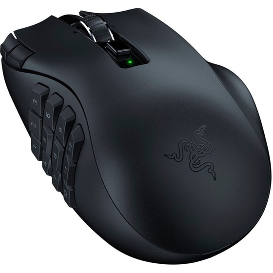 Razer Naga V2 Hypespeed ΜΜΟ Gaming Ασύρματο Ποντίκι - Μαύρο image 1